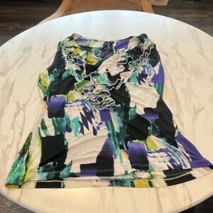 Milano Ruffle Tank Blouse